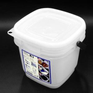 シンワ コマセバケツ角 約3L ナチュラル(N)