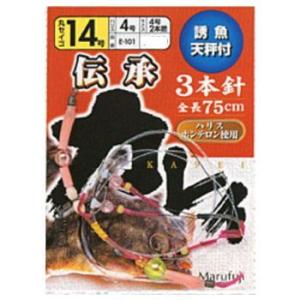 船釣り・船竿 マルフジ 伝承カレイ3本 鈎14/...の商品画像