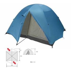 テント ダンロップ 3シーズン用登山テント 6人用