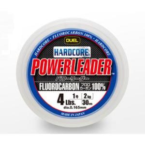 デュエル HARDCORE POWERLEADER(ハードコア パワーリーダー) FC 30m 1号/4Lb ナチュラルクリアー｜naturum-outdoor