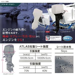 船外機・魚探・エレキ bmojapan アウトボードフルカバー(8-15HP)｜naturum-outdoor