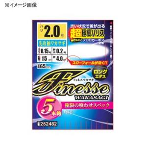 渓流仕掛け・淡水仕掛け カツイチ フィネスワカサギ 4本鈎 1.5号