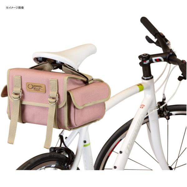 自転車バッグ オーストリッチ SP-731 帆布サドルバッグ サイクル/自転車 6.8L ピンク