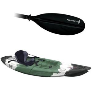 ツーリング シーカヤック Point65 テキーラ アングラー ソロ+イージーツアラー グラスシャフト クレジットカード決済のみ  営業所止 Green Camo
