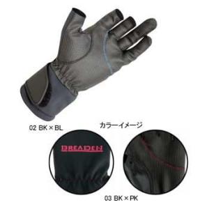 フィッシンググローブ ブリーデン ウォーミンググローブ Naked3 XL 03 BK×PK