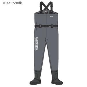 防水非透湿ウェーダー パズデザイン PVCブーツチェストハイウェーダーFS XL グレー