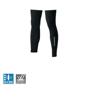 フィッシングウェア シマノ AC-068Q サンプロテクション レッグカバー フリー ブラック