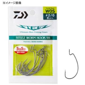 ダイワ(DAIWA) バス用ワームフック #2/0 ワイドオフセット スティーズ