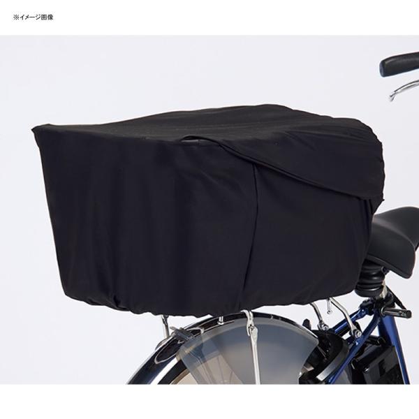 自転車バッグ パナソニック ロールトップ式リアバスケットカバー サイクル/自転車 ブラック