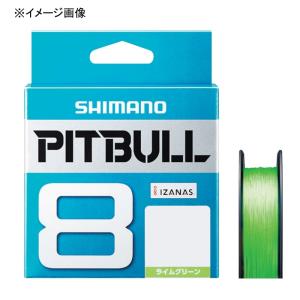 ルアー釣り用PEライン シマノ PL-M58R PITBULL8 150m 0.8号 ライムグリーン