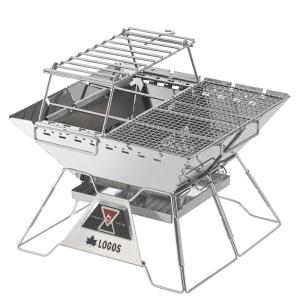 BBQ・七輪・焚火台 ロゴス the ピラミッドTAKIBI コンプリート L