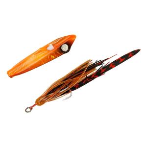 タイラバ タイテンヤ ジャッカル ビンビンインチク 160g F182 オレンジオレンジ/真っ黒レッドT+