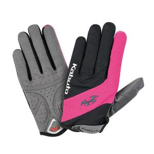サイクルウェア OGK KABUTO グローブ SPG-5 指付き スリムS ピンクブラック