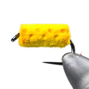 完成フライ ブッシュクラフト ペレット ビーズなし 3 #10 マスタード