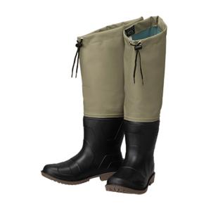 ウェーディングシューズ プロックス テフロンポリエステルウェダーブーツラジアルソール 3L/4L グリーンベージュ