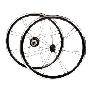 自転車用品 韋駄天 PARALLEL RACE 20インチ ミニヴェロホイールセット クレジットカード決済のみ 451-F100 ブラック