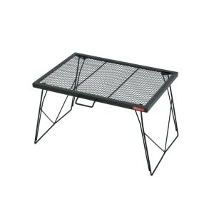 アウトドアテーブル TENT FACTORY スチールワークス FDテーブル MH(ミドルハイ) 700 BK