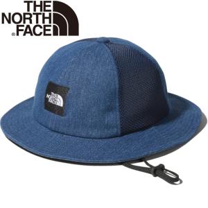 ザ・ノース・フェイス 24春夏 K SQUARE LOGO MESH HAT(キッズ スクエアロゴメッシュハット) KL インディゴ(ID)｜naturum-outdoor