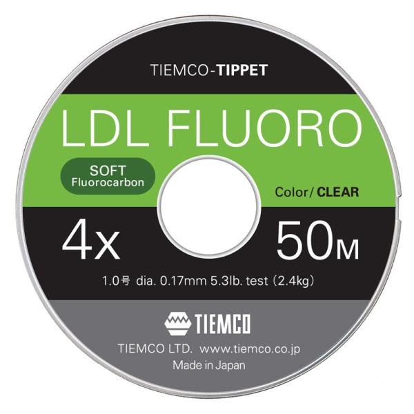 フライライン ティムコ TIEMCO LDLフロロティペット 50m 2X