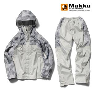 マック クロス オーバー レインスーツ LL グレーカモ｜naturum-outdoor