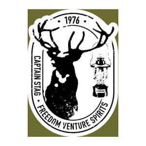 キャプテンスタッグ デザインステッカー シカランタン