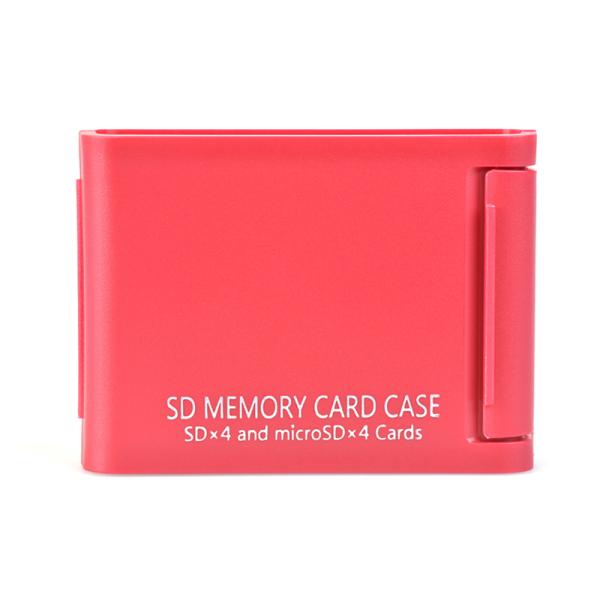ケンコー SDメモリーカードケースAS 4枚収納タイプ(SDカード4枚+microSDカード4枚収納...