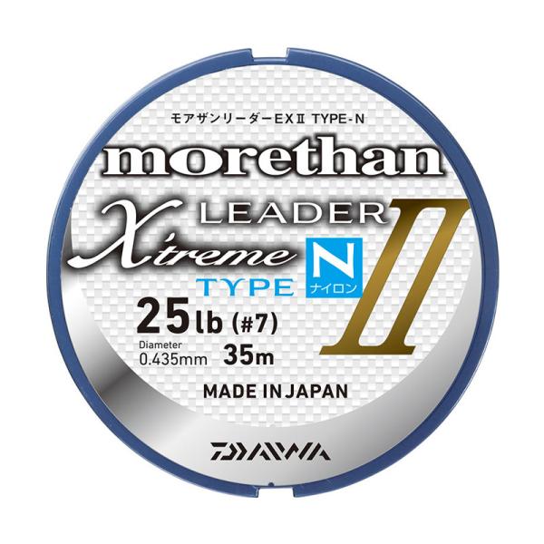 ダイワ モアザンリーダーEX II TYPE-N(ナイロン) 35m 3号/12lb クリアー