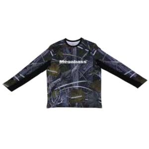 メガバス Megabass トーナメントロングスリーブTシャツ オロチ模様 Megabass（メガバス） GAME LONG SLEEVE(ゲームロングスリーブ） WHITE