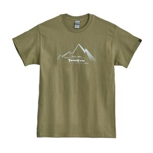 フィッシングウェア テンリュウ TENRYU マウンテンTシャツ L Sカーキ