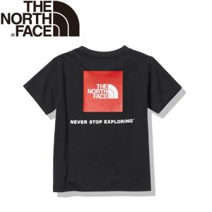 アウトドアウェア ザ ノースフェイス S/S SQUARE LOGO TEEキッズ 150 ブラック