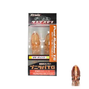 7/10-12は全品+P5% タイラバ・タイテンヤ ルミカ プニラバTG 交換用スーツ S UV-オレンジ