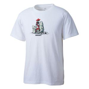 アウトドアシャツ ミレー CRACKER MAN TS SSメンズ M フロスト