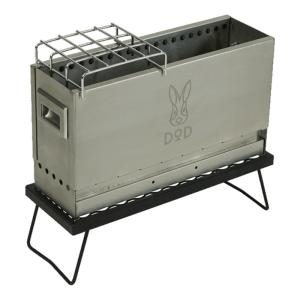 BBQ・七輪・焚火台 DOD めちゃもえファイヤー用ゴトク シルバー