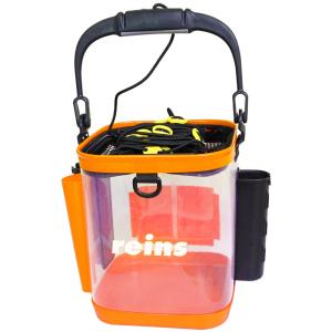 レインズ reins キーパーバケツII クリアー×オレンジ