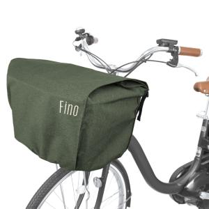 自転車アクセサリー フィーノ FRONT BASKET COVER 自転車用カゴカバー 前用 カーキ｜naturum-outdoor
