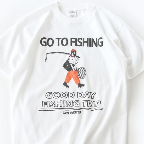 トップス(メンズ) gym master GO TO FISHING Tee L ホワイト(01)