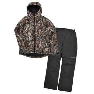 釣り用防寒レインウェア リバレイRL RL コンフォータブルウィンタースーツII 3L リーフカモ