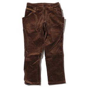 アウトドアパンツ DUCKNOT 21秋冬 サムライテーパードパンツ コーデュロイ L ブラウン