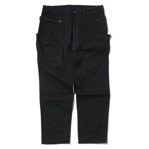 アウトドアパンツ DUCKNOT 21秋冬 サムライテーパードパンツ ツイル L ブラック