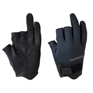 フィッシンググローブ シマノ GL-008V ベーシック グローブ 3 XL ブラック｜naturum-outdoor