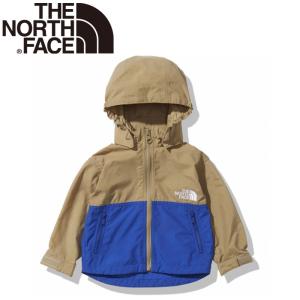 アウトドアウェア ザ ノースフェイス 22春夏 Baby’s COMPACT JACKET 80cm ケルプタン×TNFブルー