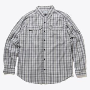 アウトドアシャツ コロンビア シルバー リッジ 2.0 プレイド ロングスリーブ シャツ メンズ M 039
