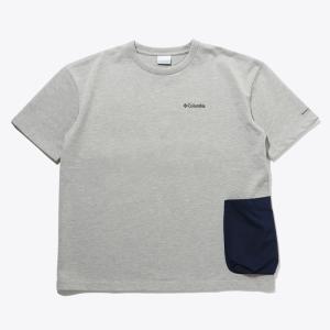 アウトドアシャツ コロンビア ポーテージ クリーク ポケット ショートスリーブ Tシャツ メンズ M 039(Columbia Grey Heather