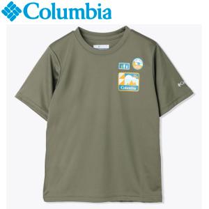 アウトドアウェア コロンビア 22春夏 Kid’s グリズリーリッジ ショートスリーブ グラフィックシャツ キッズ M 398