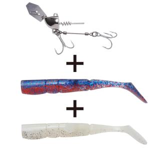 シーバス用ルアー メガバス BOTTOM SLASH PLUS STARTER SET シルバー