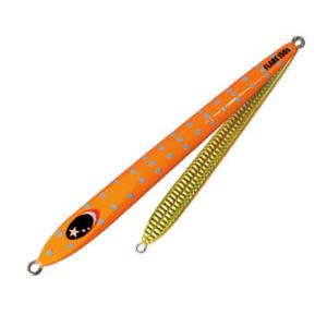 ジギング タコベイト ゼスタ スローエモーションフレア スリム 210g 108. フルオレンジグロースポットブルーグロー