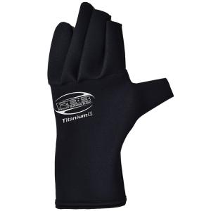 フィッシンググローブ リバレイRBB RBB タイタニュームグローブHS 3C LL BLK×シルバー