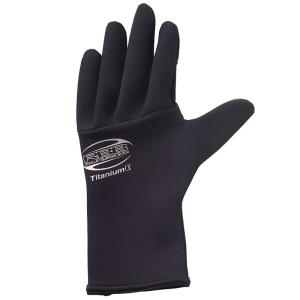 フィッシンググローブ リバレイRBB RBB タイタニュームグローブHS 5F LL BLK×シルバー