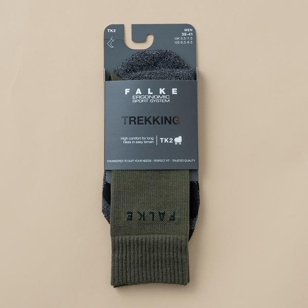 ソックス・靴下 FALKE TK2 Socks(TK2 ソックス) 39/41 7830(OLIVE...