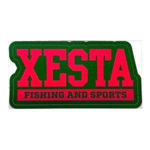 ゼスタ GSロゴステッカー S モスグリーン×ピンク